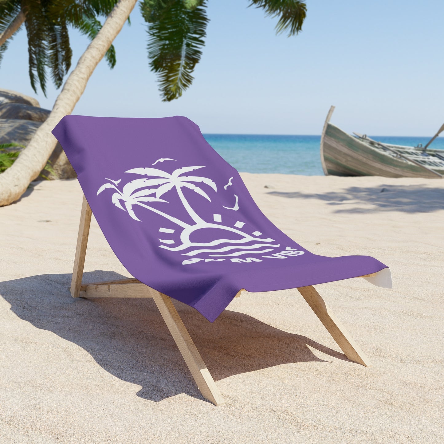 SXM Vibe Beach Towel (Light Purple)