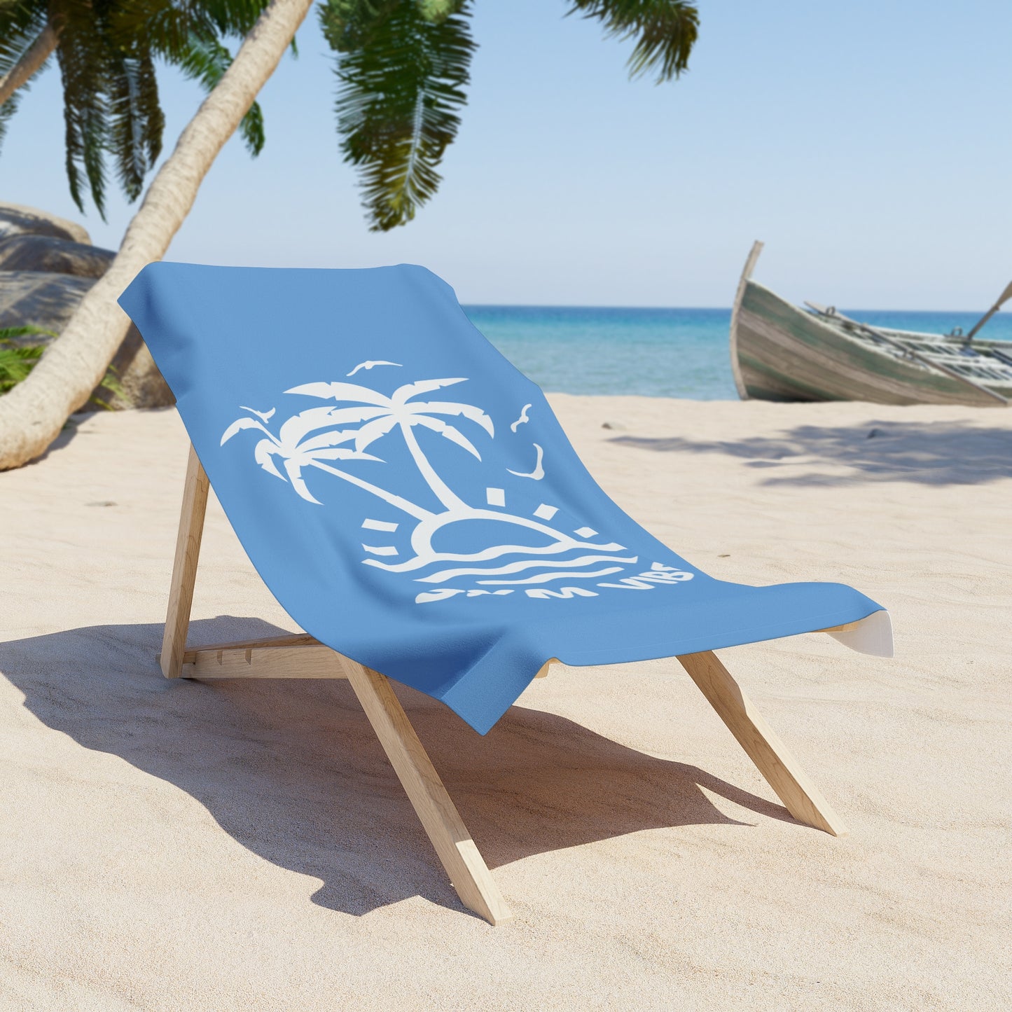 SXM Vibe Beach Towel (Light Blue)