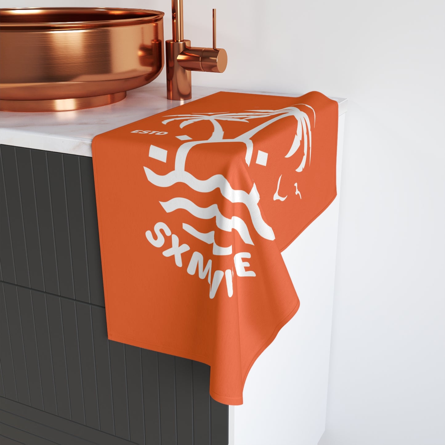 SXM Vibe Hand Towel (Orange)