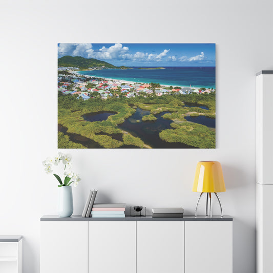 Orient Bay Beach Matte Canvas