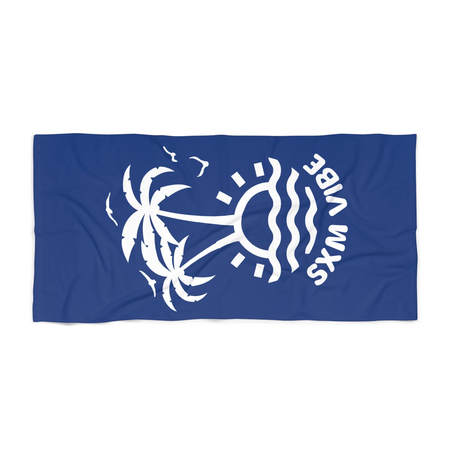 SXM Vibe Beach Towel (Dark Blue)