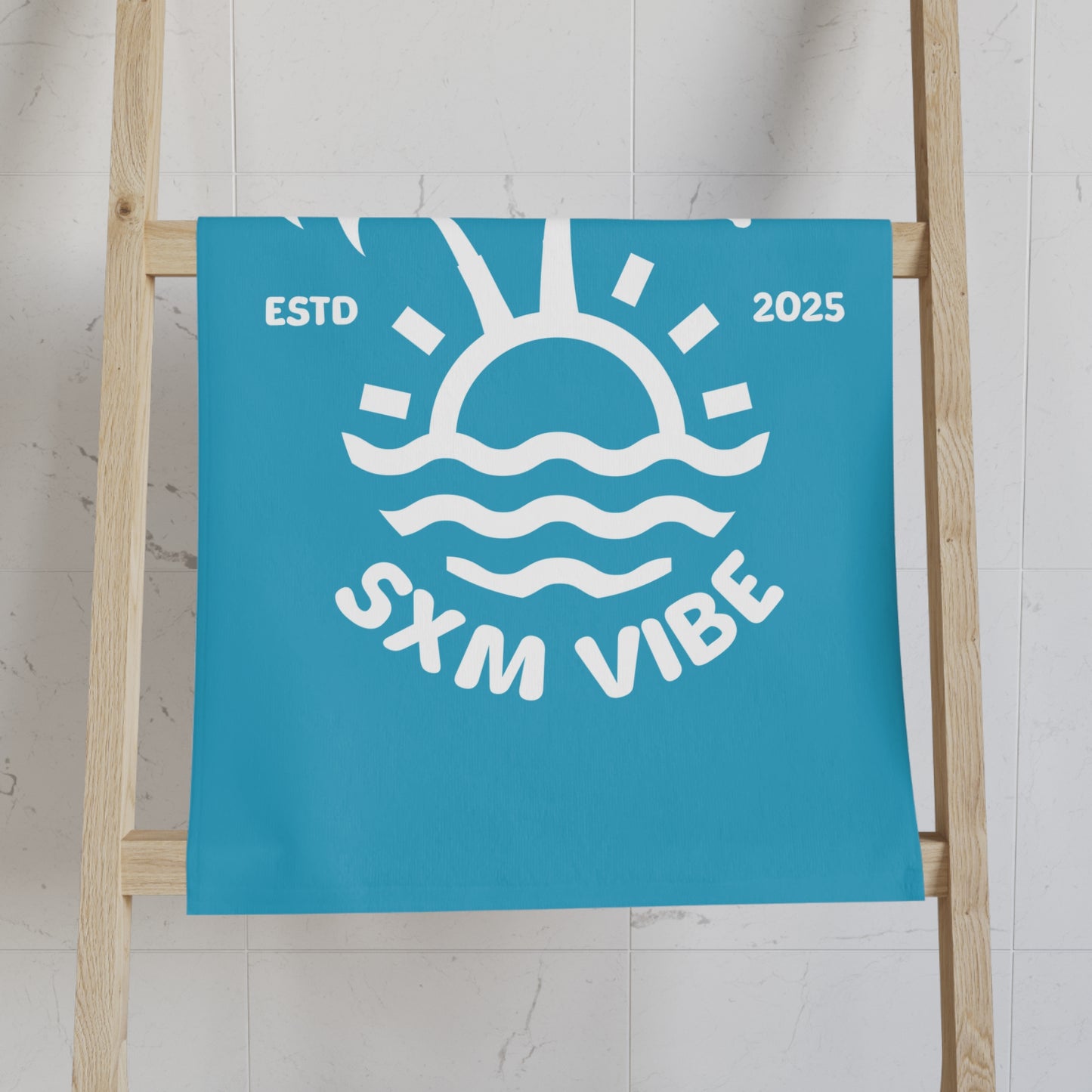 SXM Vibe Hand Towel (Turquoise)