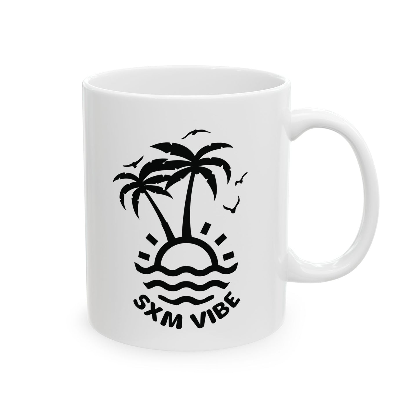 SXM Vibe Ceramic Mug (White)