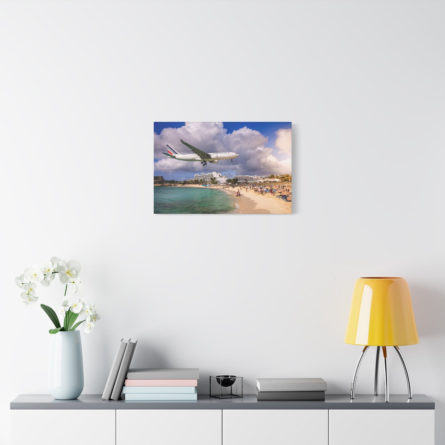 Maho Beach Matte Canvas, Stretched, 1.25"