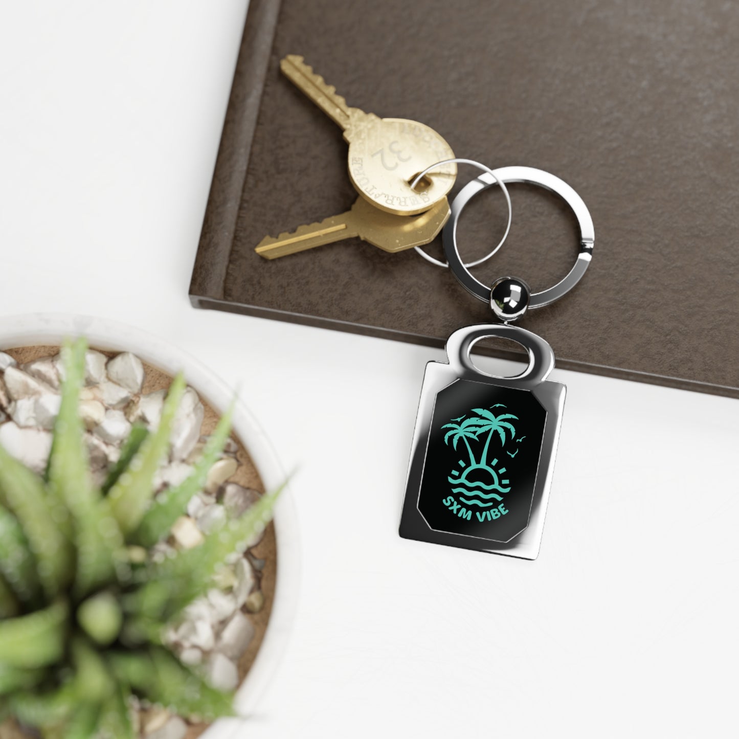 SXM Vibe (Black-Turquoise) Keyring