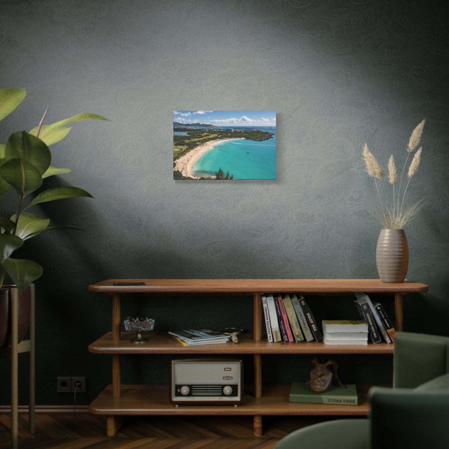 Mullet Bay Beach Matte Canvas