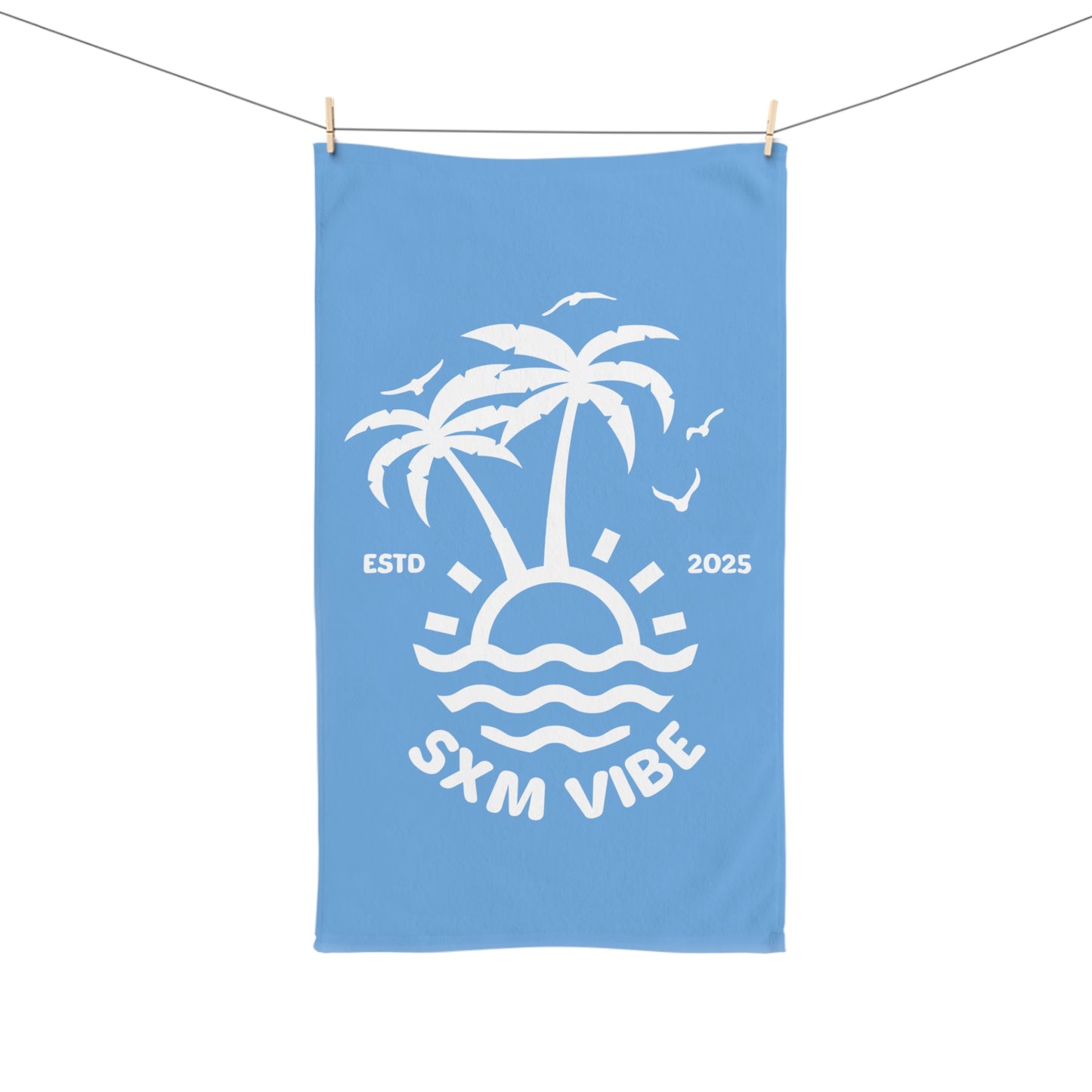 SXM Vibe Hand Towel (Light Blue)