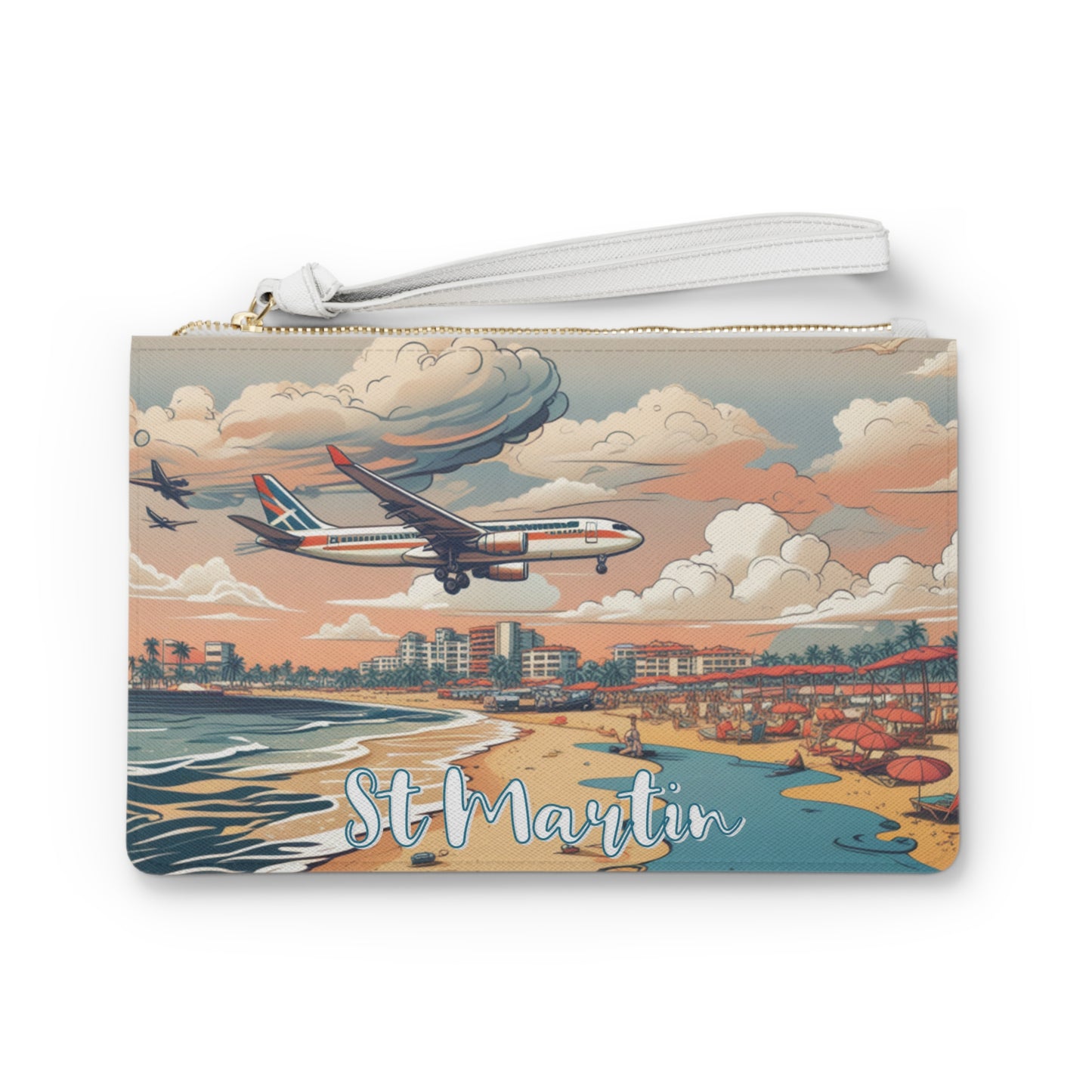 Clutch Bag with ‘St Martin’ Design