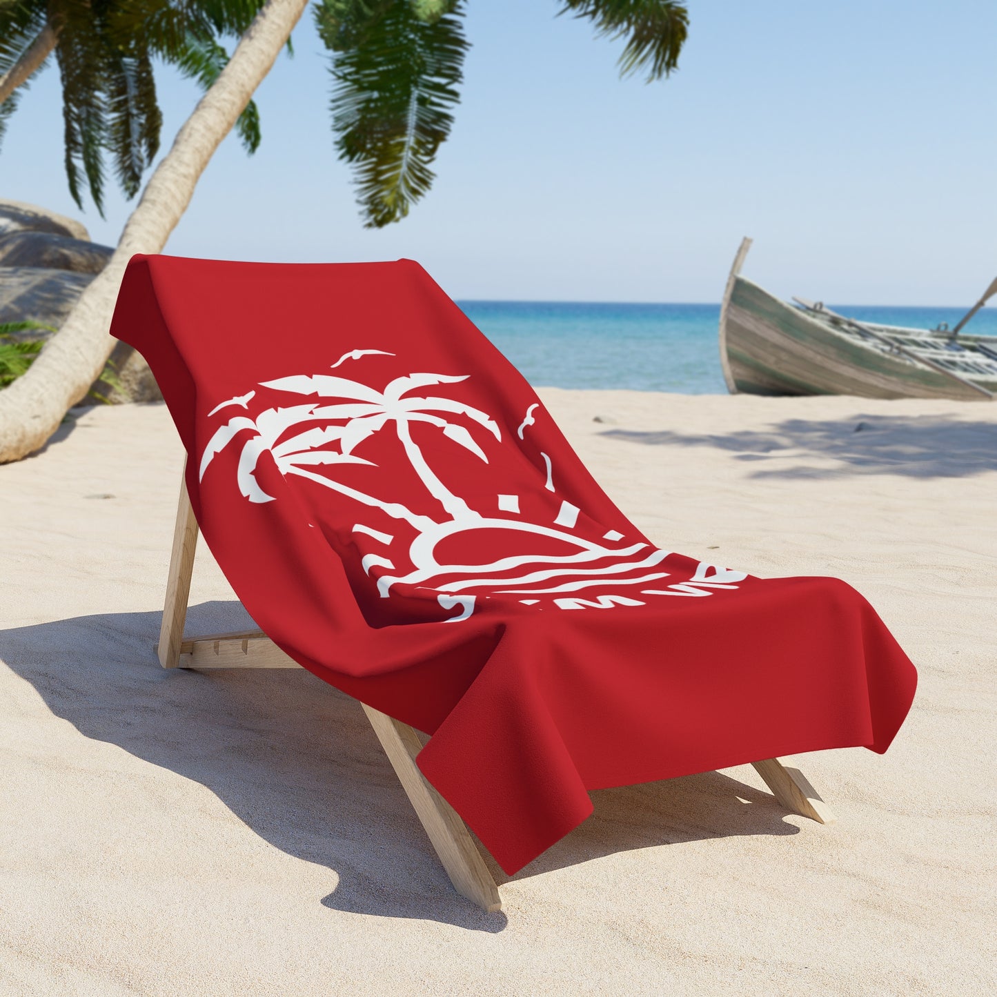 SXM Vibe Beach Towel (Red)