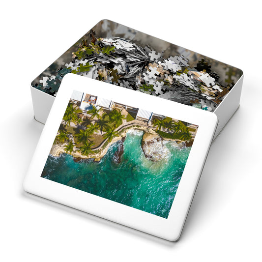 Cupecoy water Jigsaw Puzzle with Tin Box