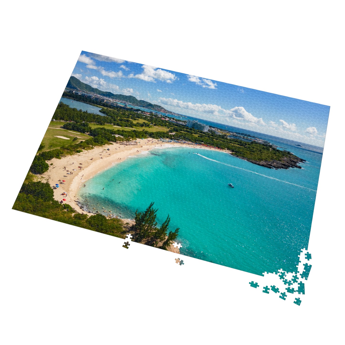 Mullet Beach Jigsaw Puzzle with Tin Box