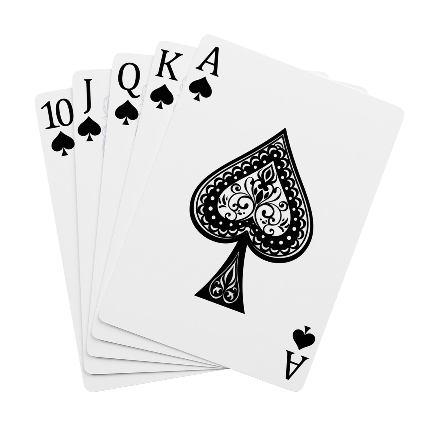 Poker Playing Cards (White-Black)