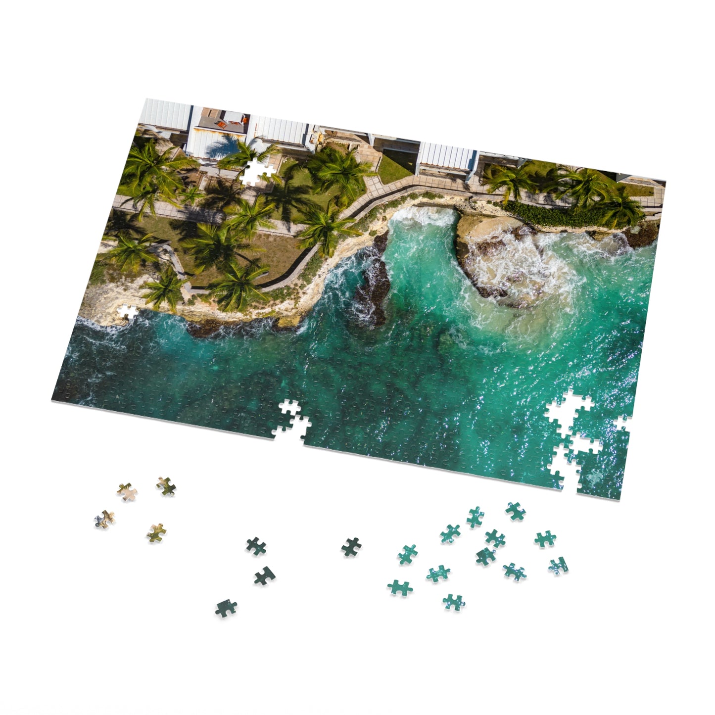 Cupecoy water Jigsaw Puzzle with Tin Box