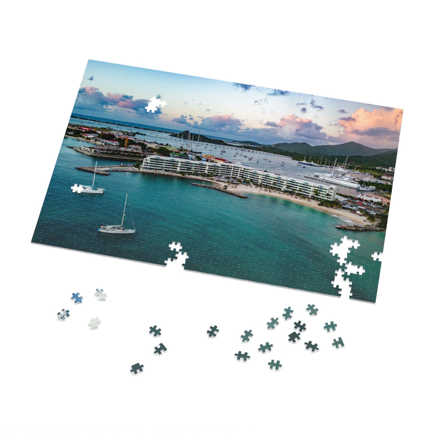 Kim Sha Beach Jigsaw Puzzle with Tin Box