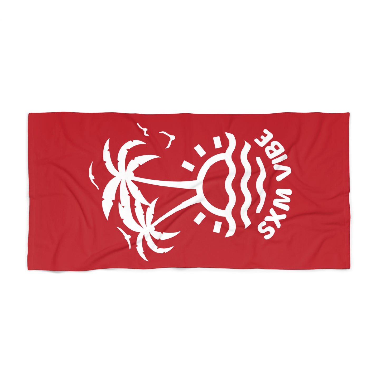 SXM Vibe Beach Towel (Red)