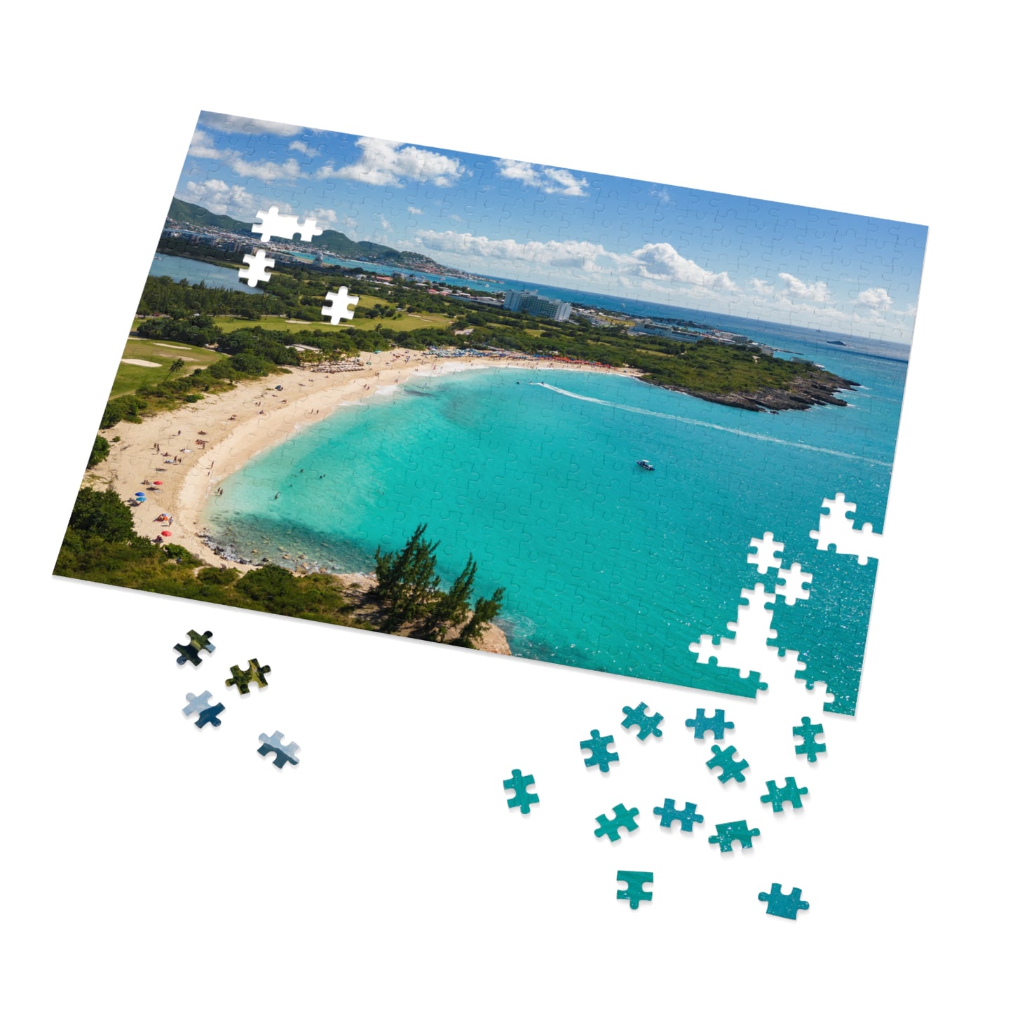 Mullet Beach Jigsaw Puzzle with Tin Box