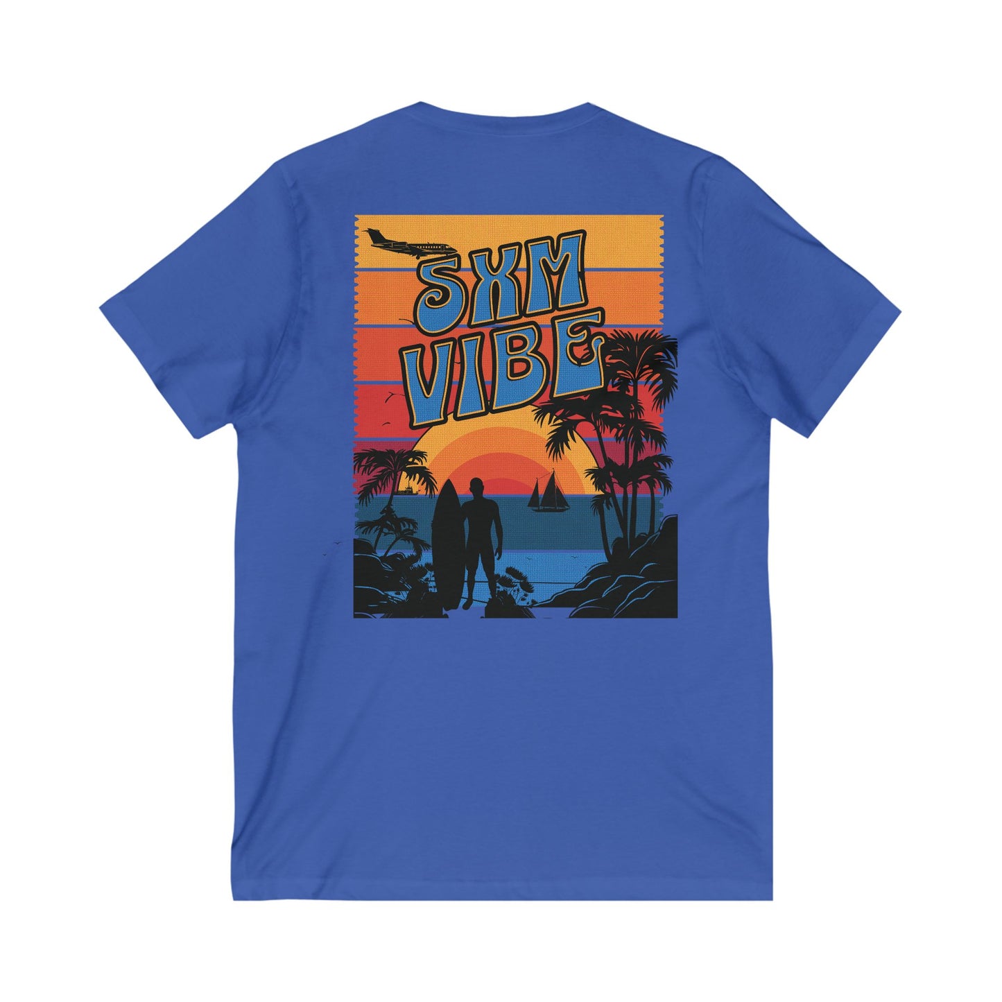 Men's SXM Vibe V-Neck (Logo on both sides)