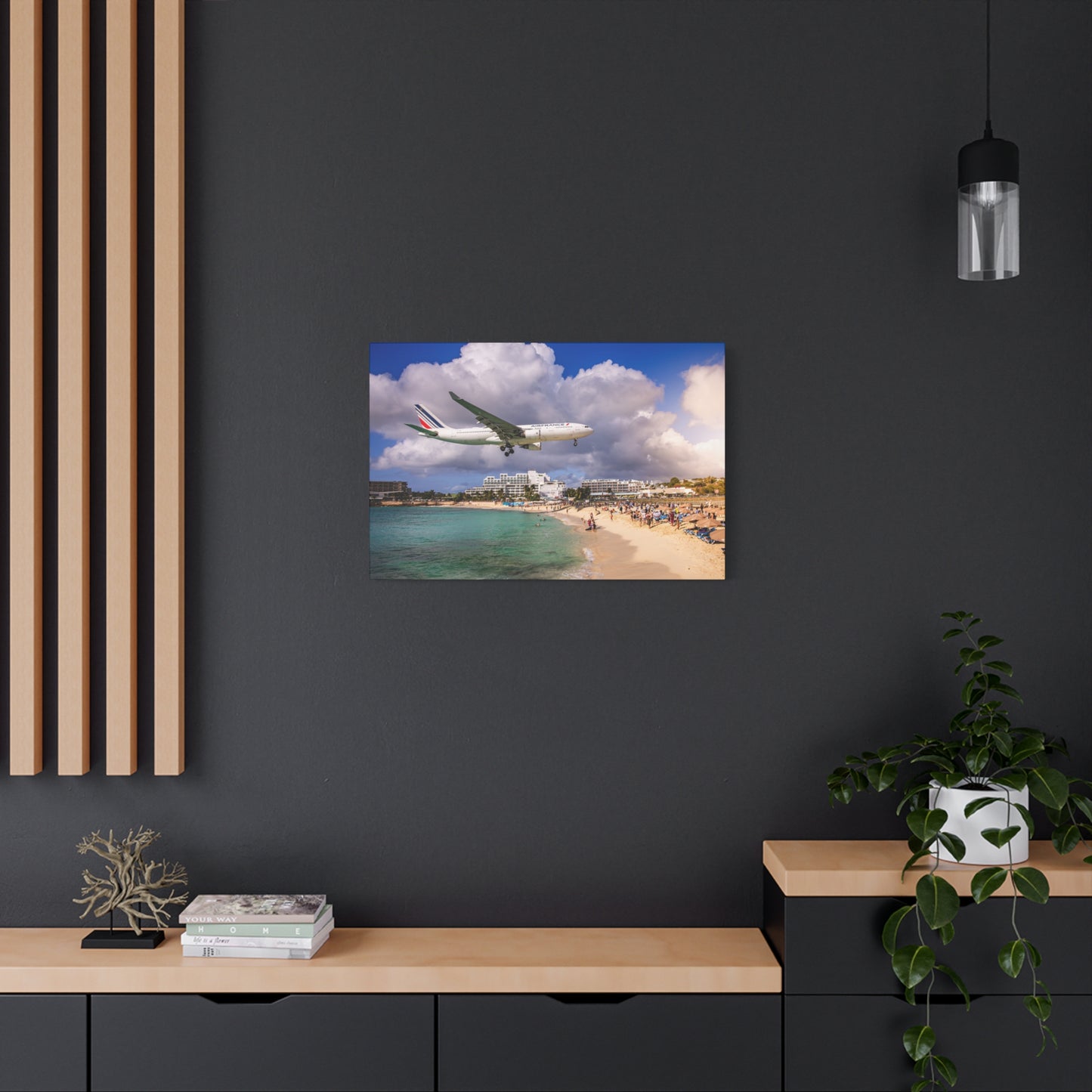 Maho Beach Matte Canvas, Stretched, 1.25"