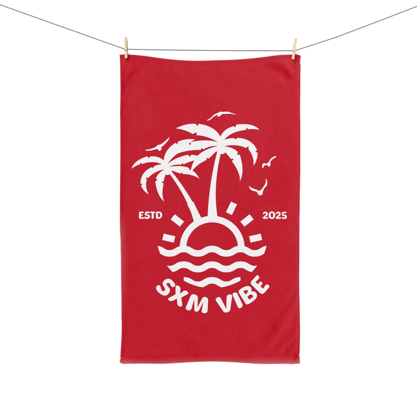 SXM Vibe Hand Towel (Red)