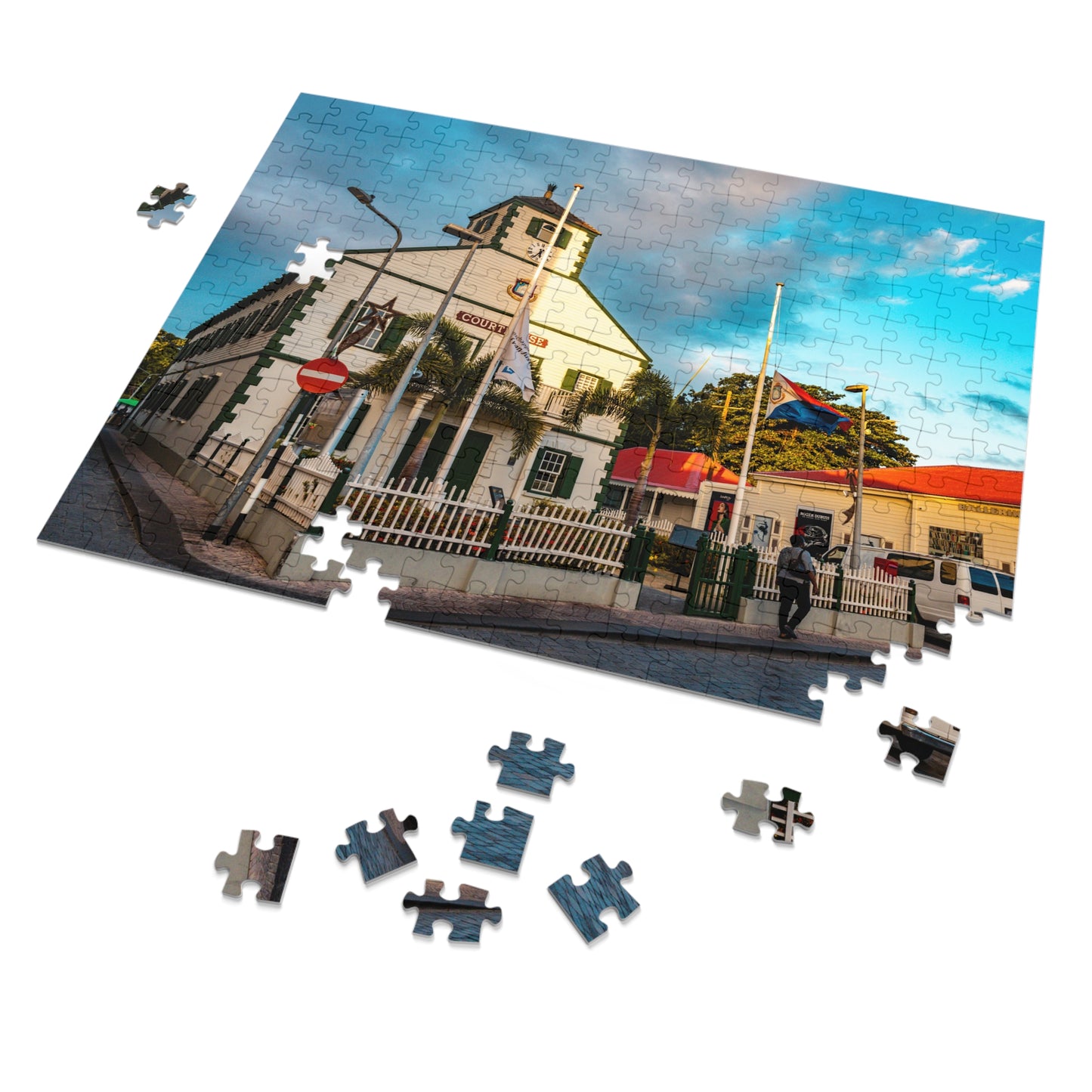 Philipsburg Jigsaw Puzzle with Tin Box