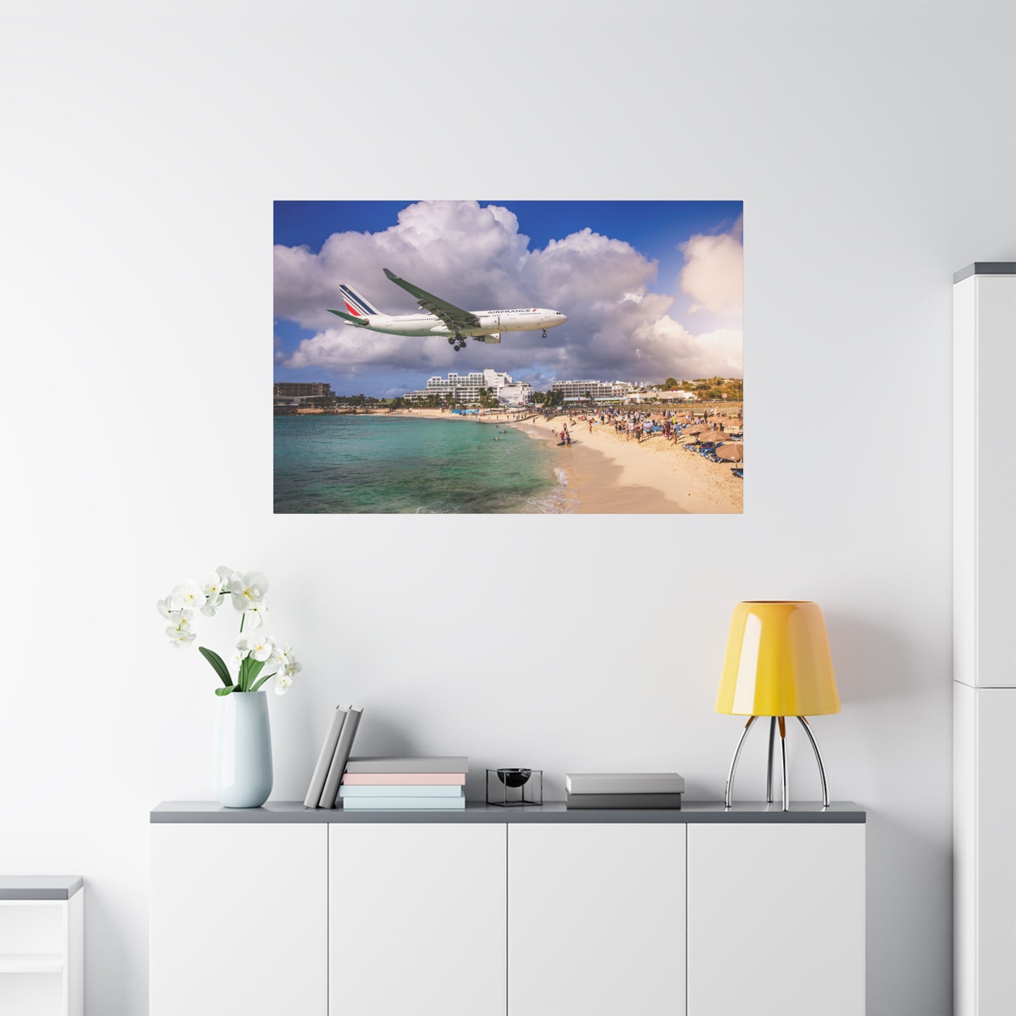 Maho Beach Matte Canvas, Stretched, 1.25"