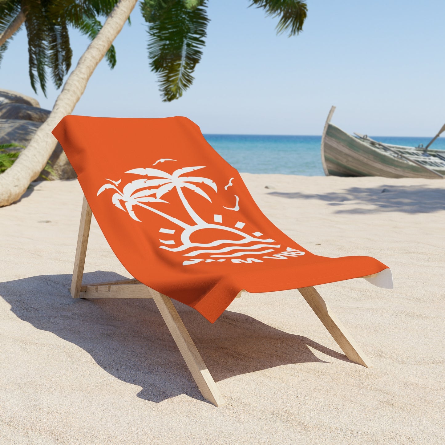 SXM Vibe Beach Towel (Orange)