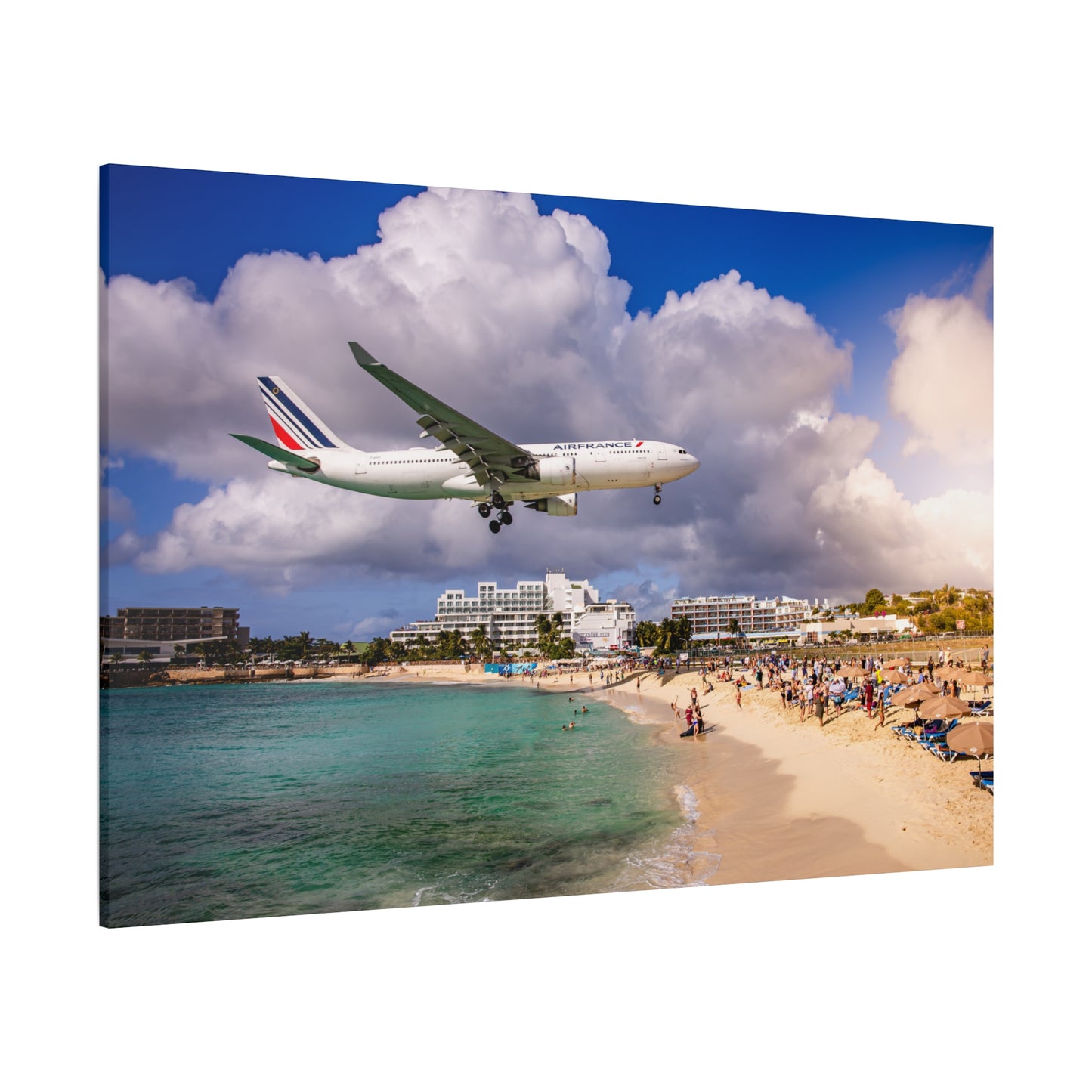 Maho Beach Matte Canvas, Stretched, 1.25"