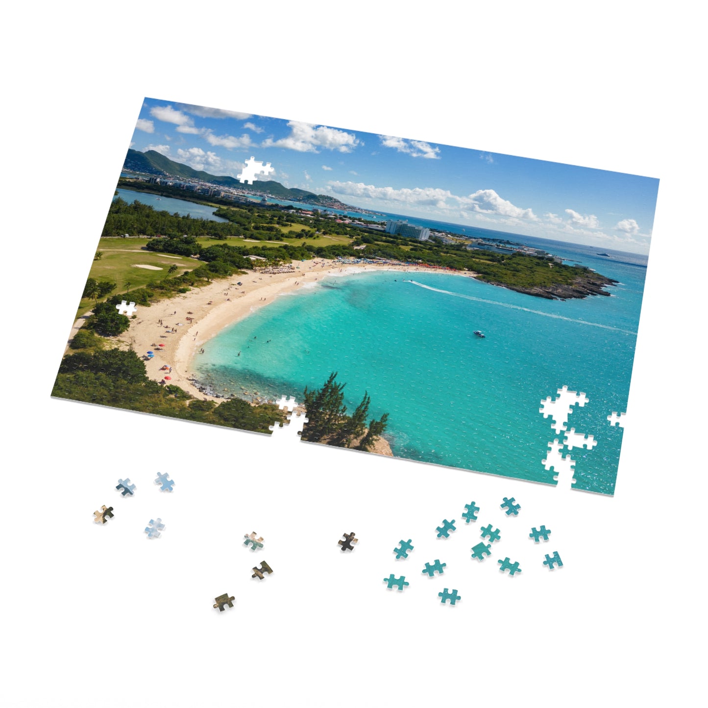 Mullet Beach Jigsaw Puzzle with Tin Box