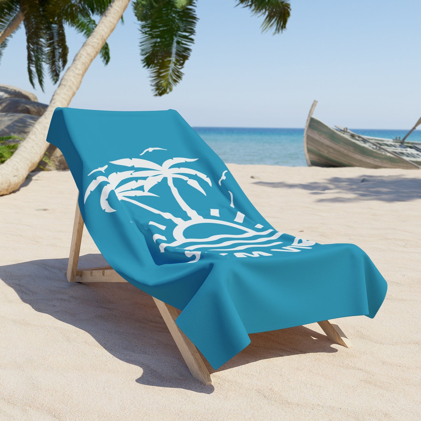 SXM Vibe Beach Towel (Turquoise)