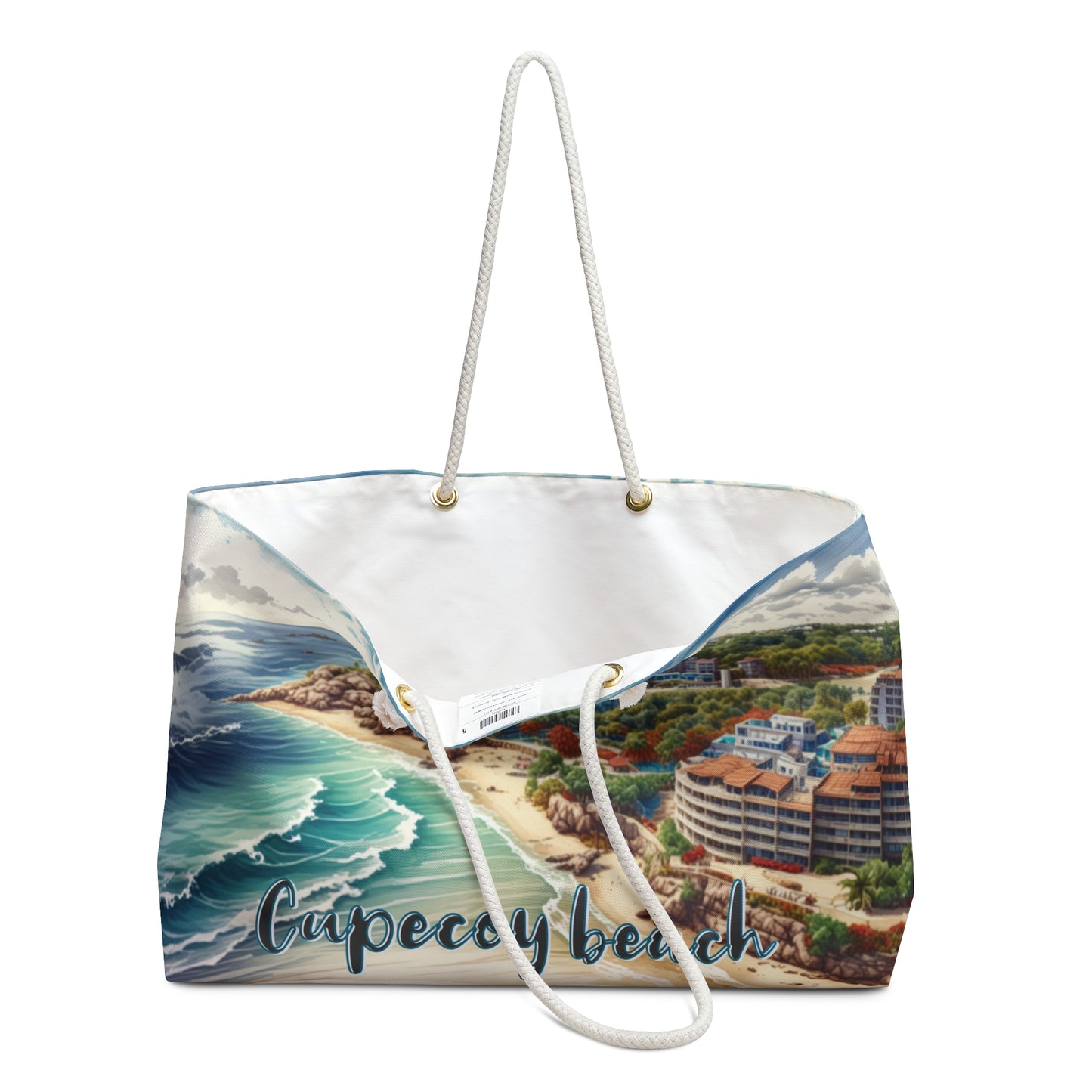 Cupecoy Beach 1 Logo,  Weekender Bag