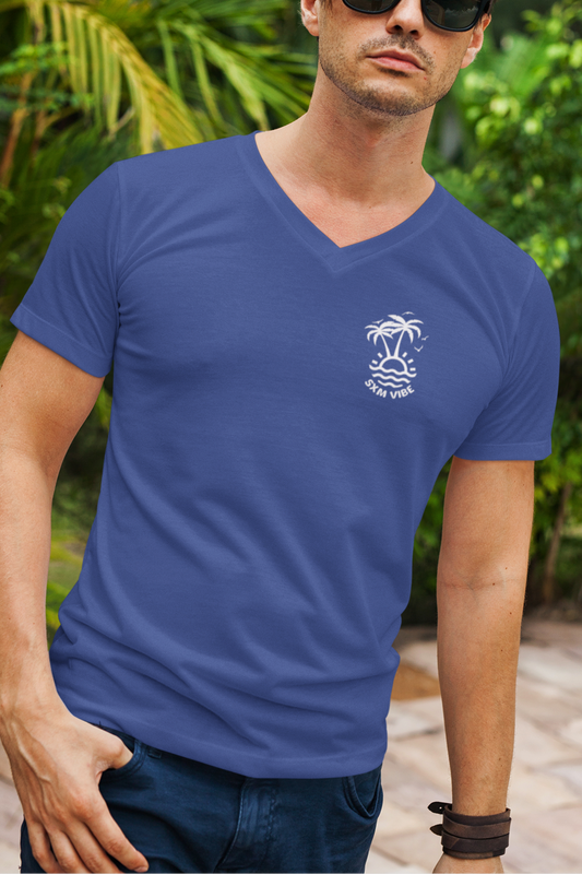 Men's Classic V-Neck (Logo on both sides)