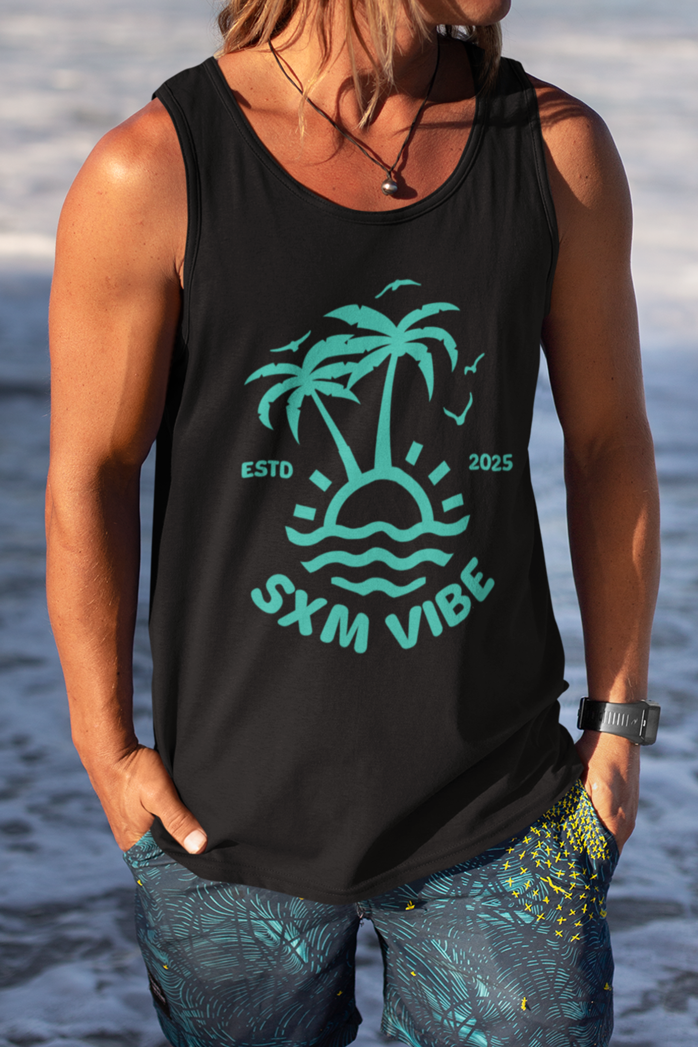 Men's Classic Tank (Turquoise)