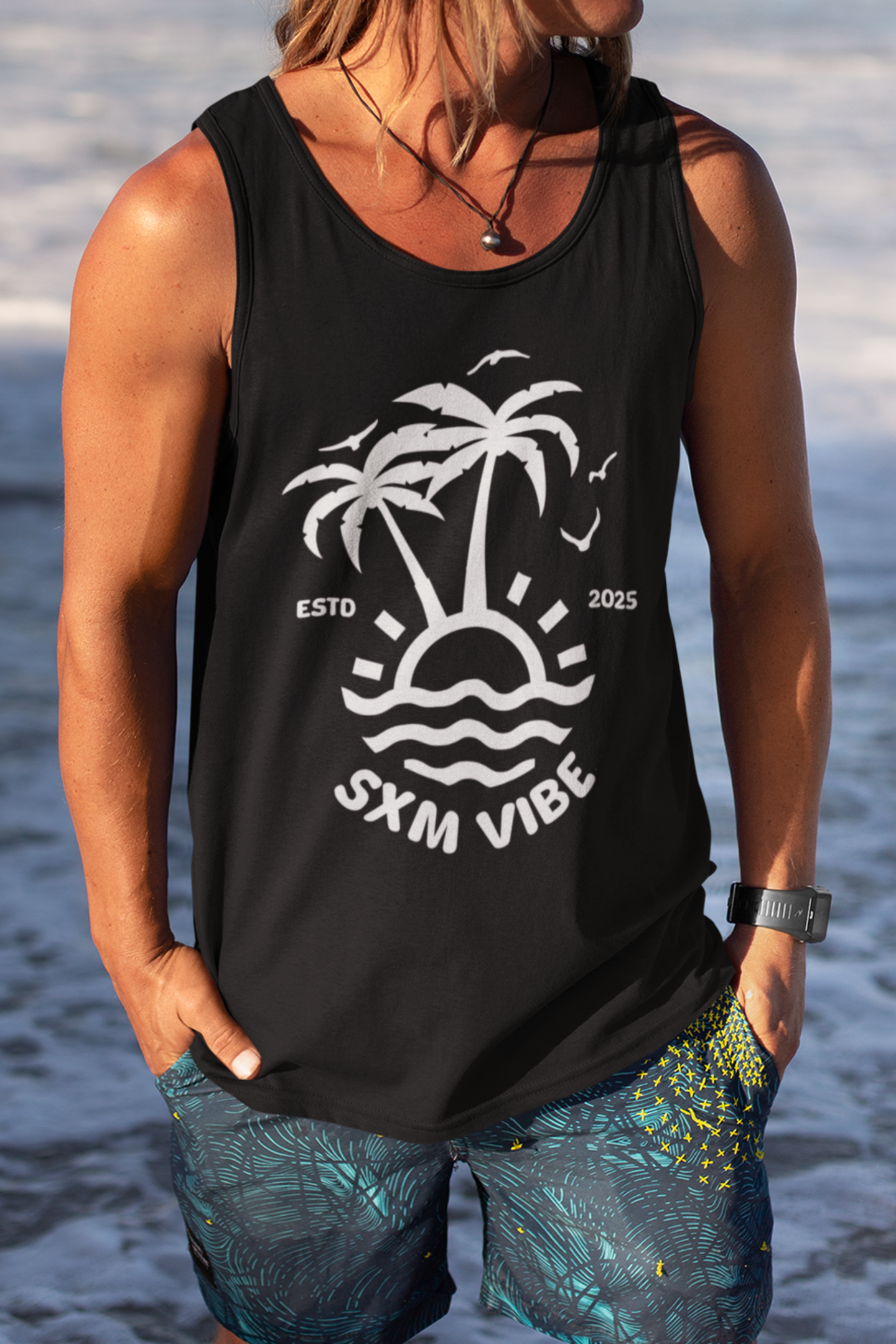 Men's Classic Tank (Black & White)