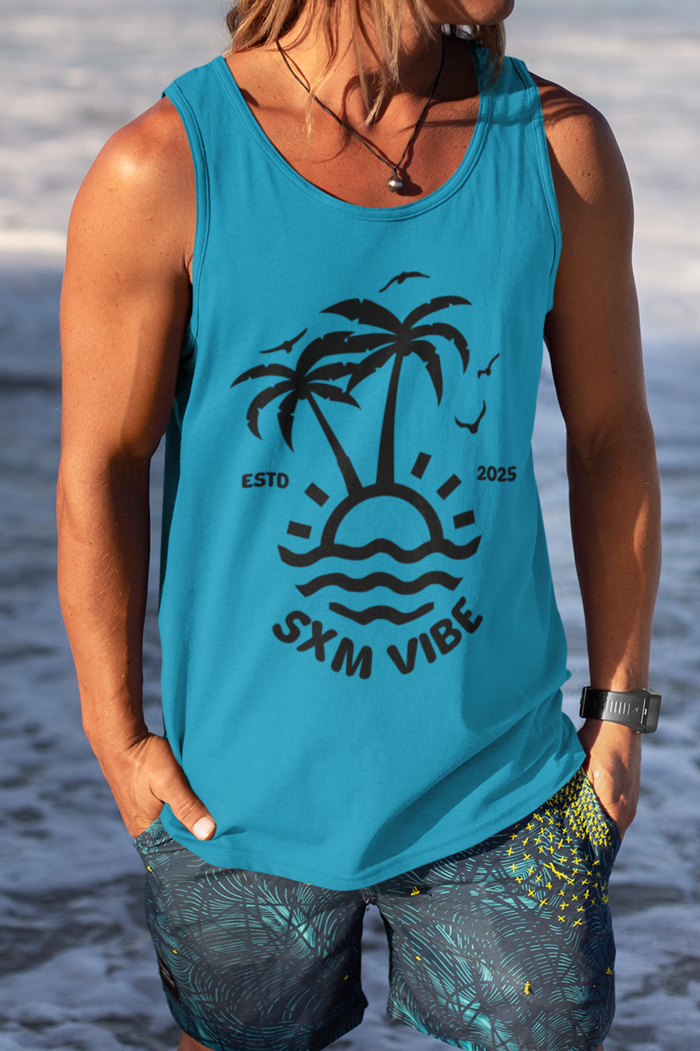 Men's Classic Tank (Black & White)