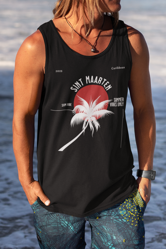 Men's Sint Maarten Palm Tank