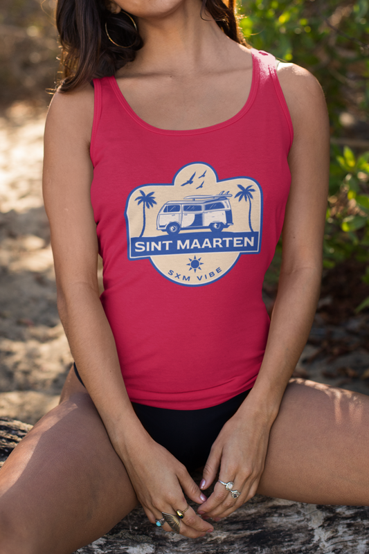 Women's Hello Sint Maarten Bus Tank