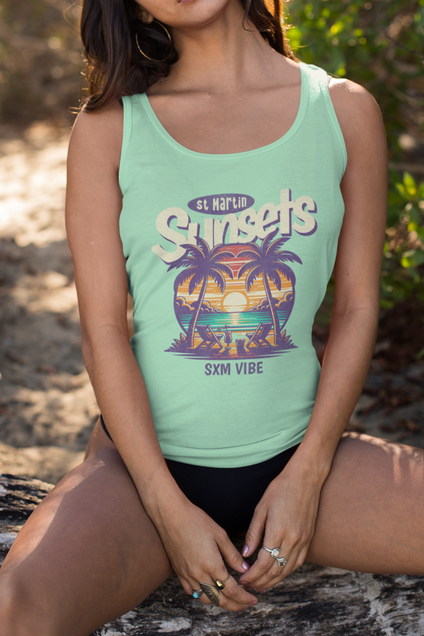 Women's St Martin Sunset Tank