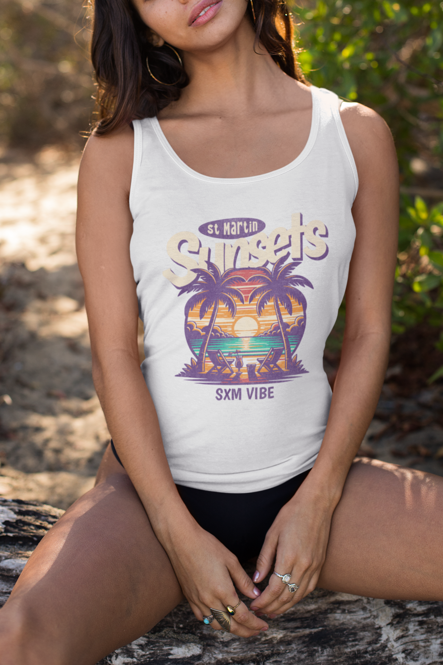 Women's St Martin Sunset Tank