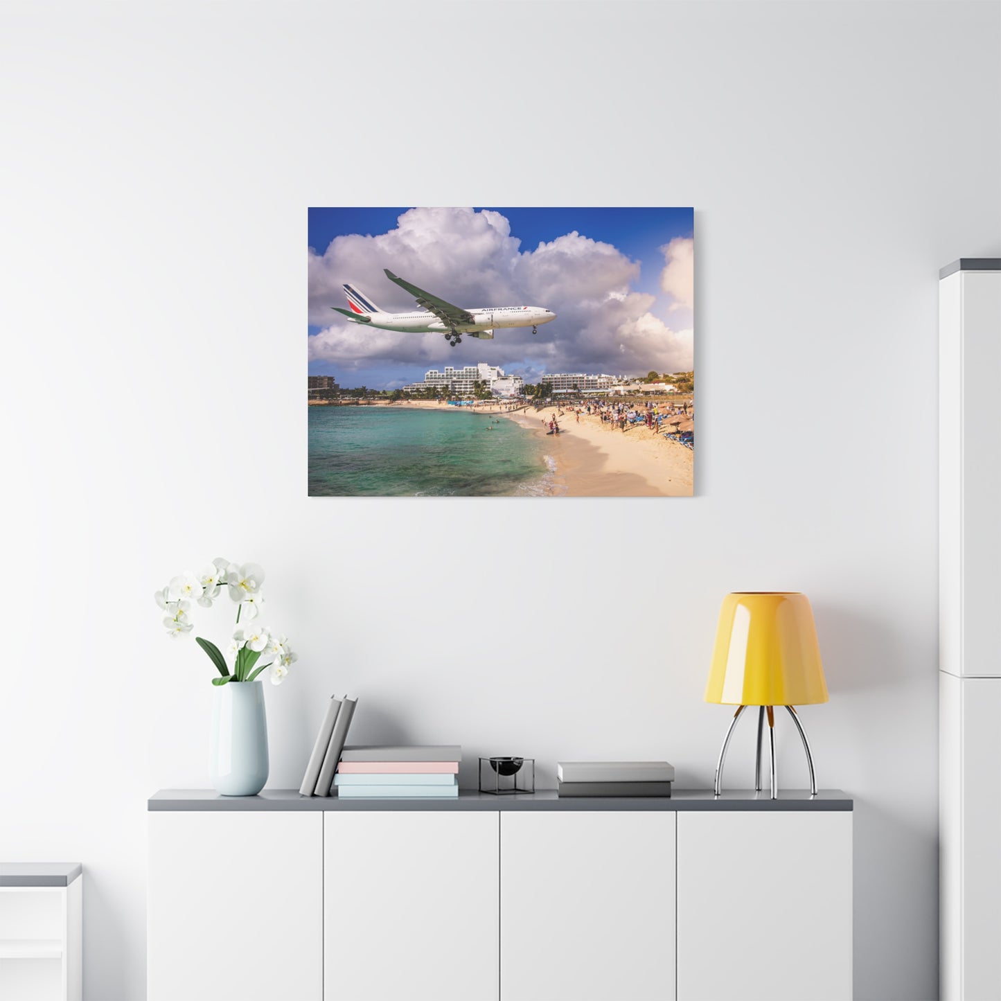 Maho Beach Matte Canvas, Stretched, 1.25"