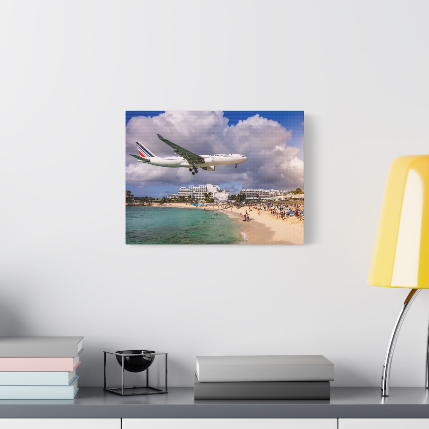 Maho Beach Matte Canvas, Stretched, 1.25"