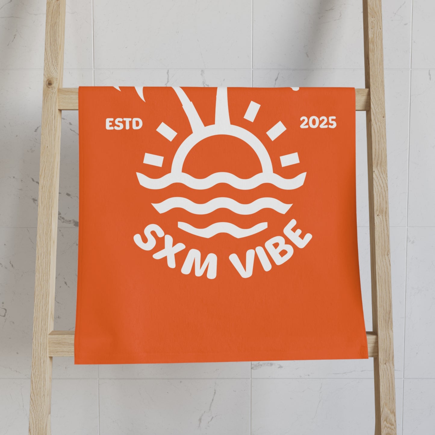 SXM Vibe Hand Towel (Orange)