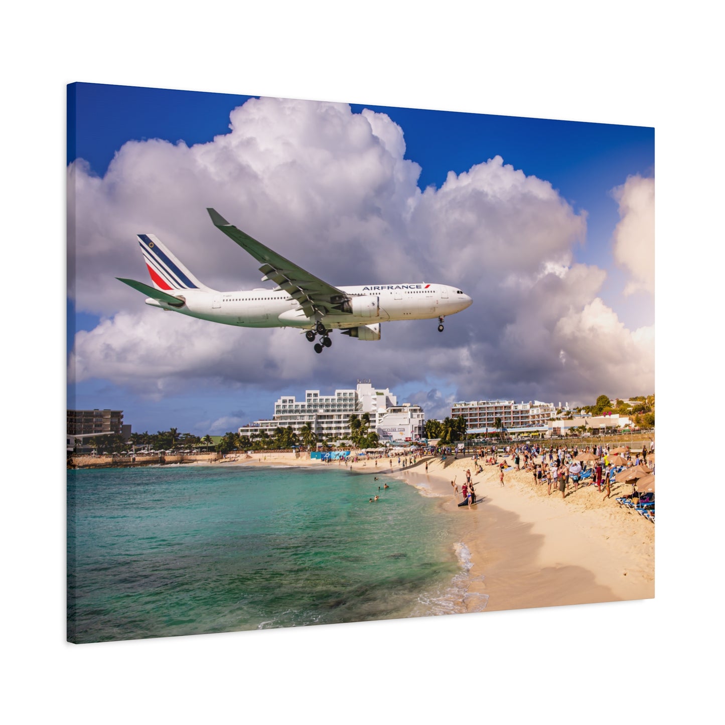 Maho Beach Matte Canvas, Stretched, 1.25"