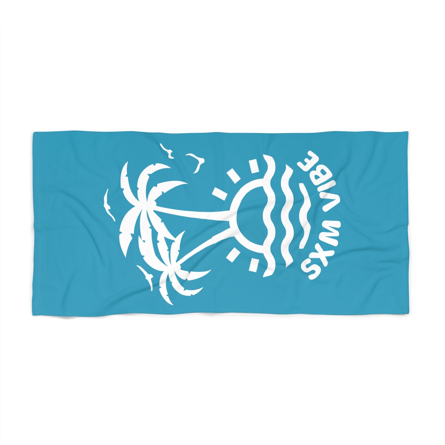 SXM Vibe Beach Towel (Turquoise)