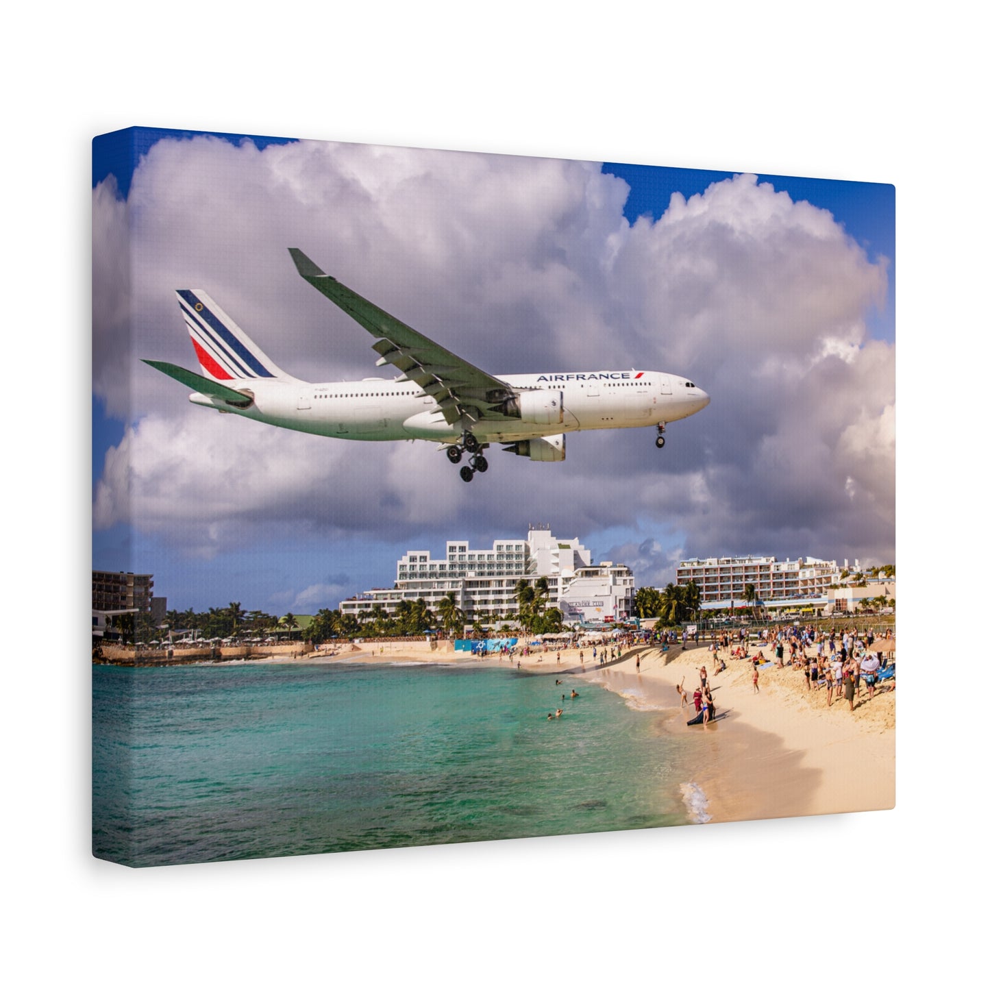 Maho Beach Matte Canvas, Stretched, 1.25"