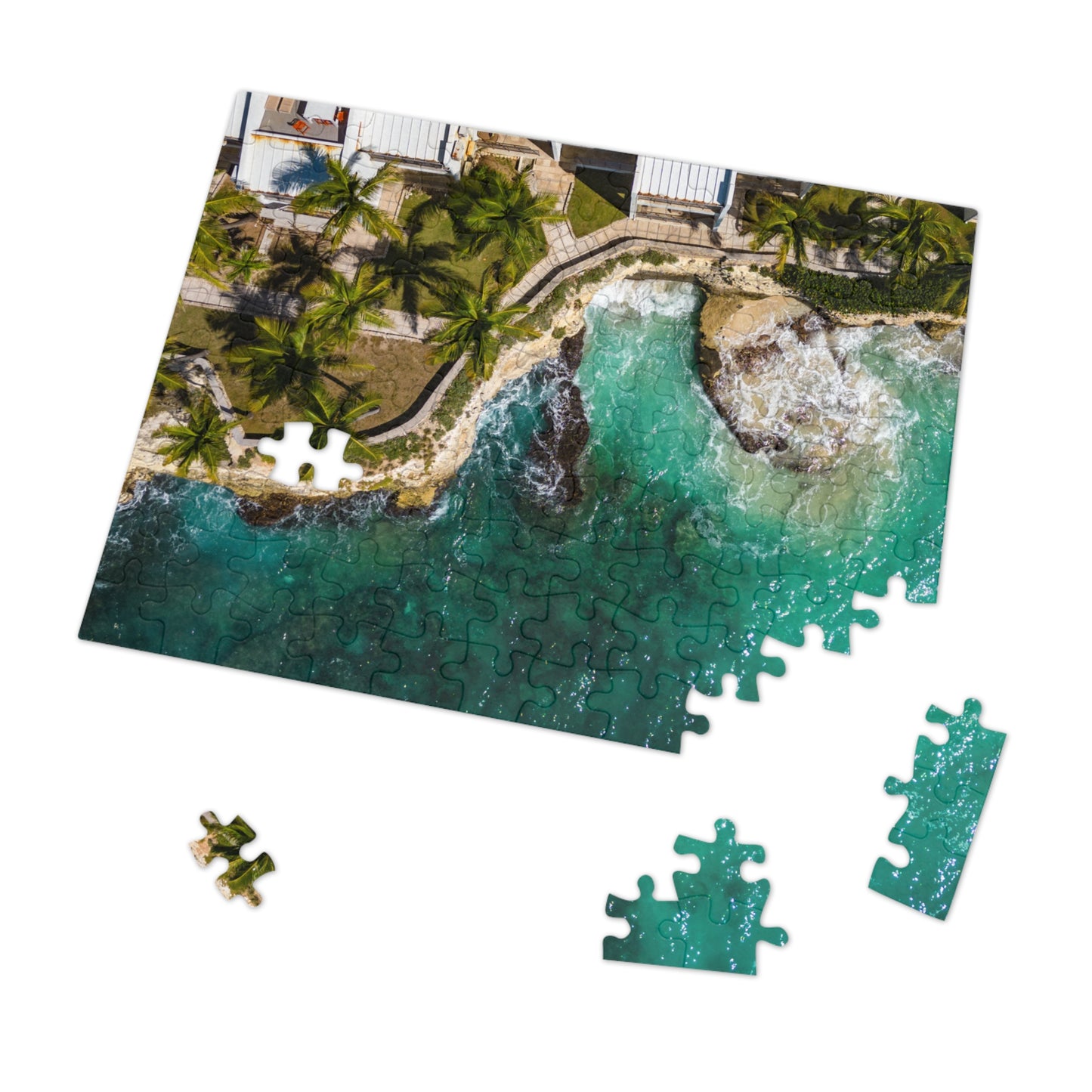 Cupecoy water Jigsaw Puzzle with Tin Box