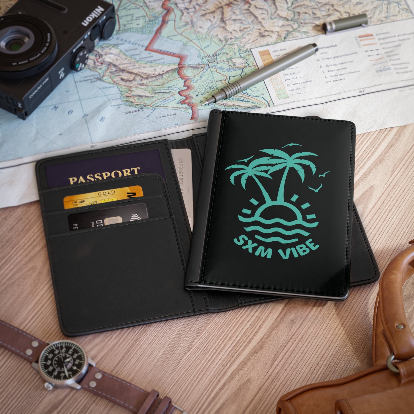 SXM Vibe Passport Turquoise Cover