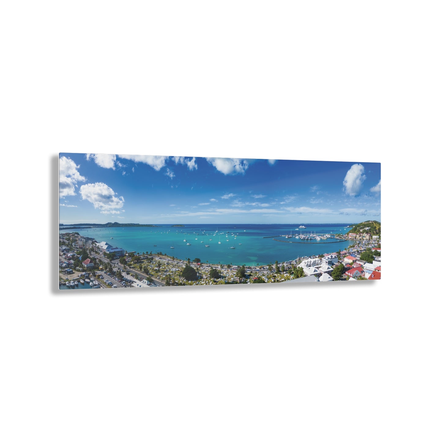 Marigot Panorama Acrylic Prints