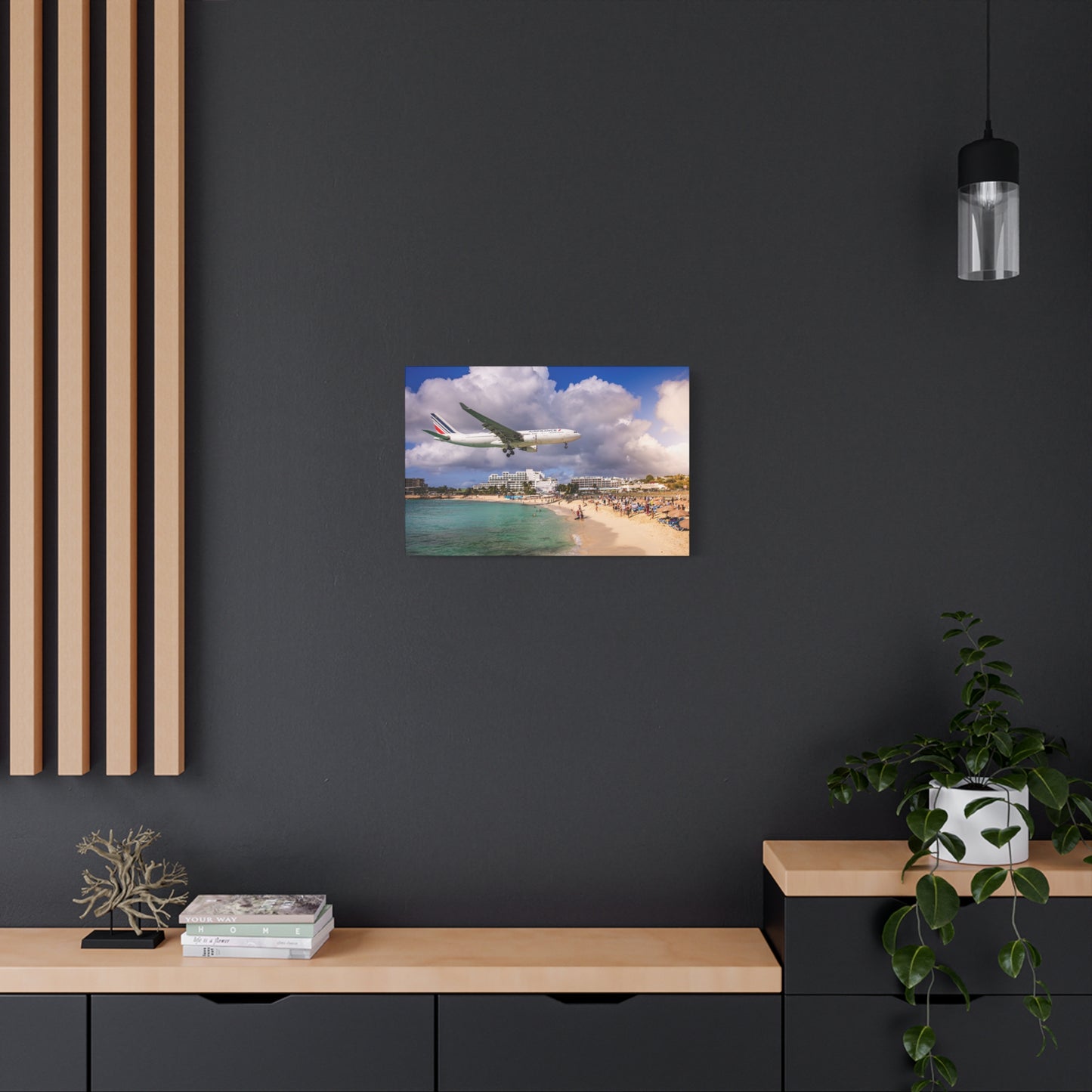 Maho Beach Matte Canvas, Stretched, 1.25"