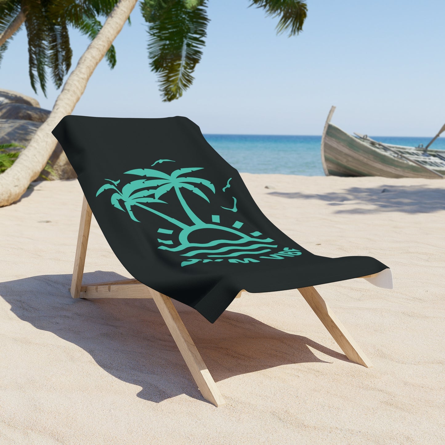 SXM Vibe Beach Towel (Black)