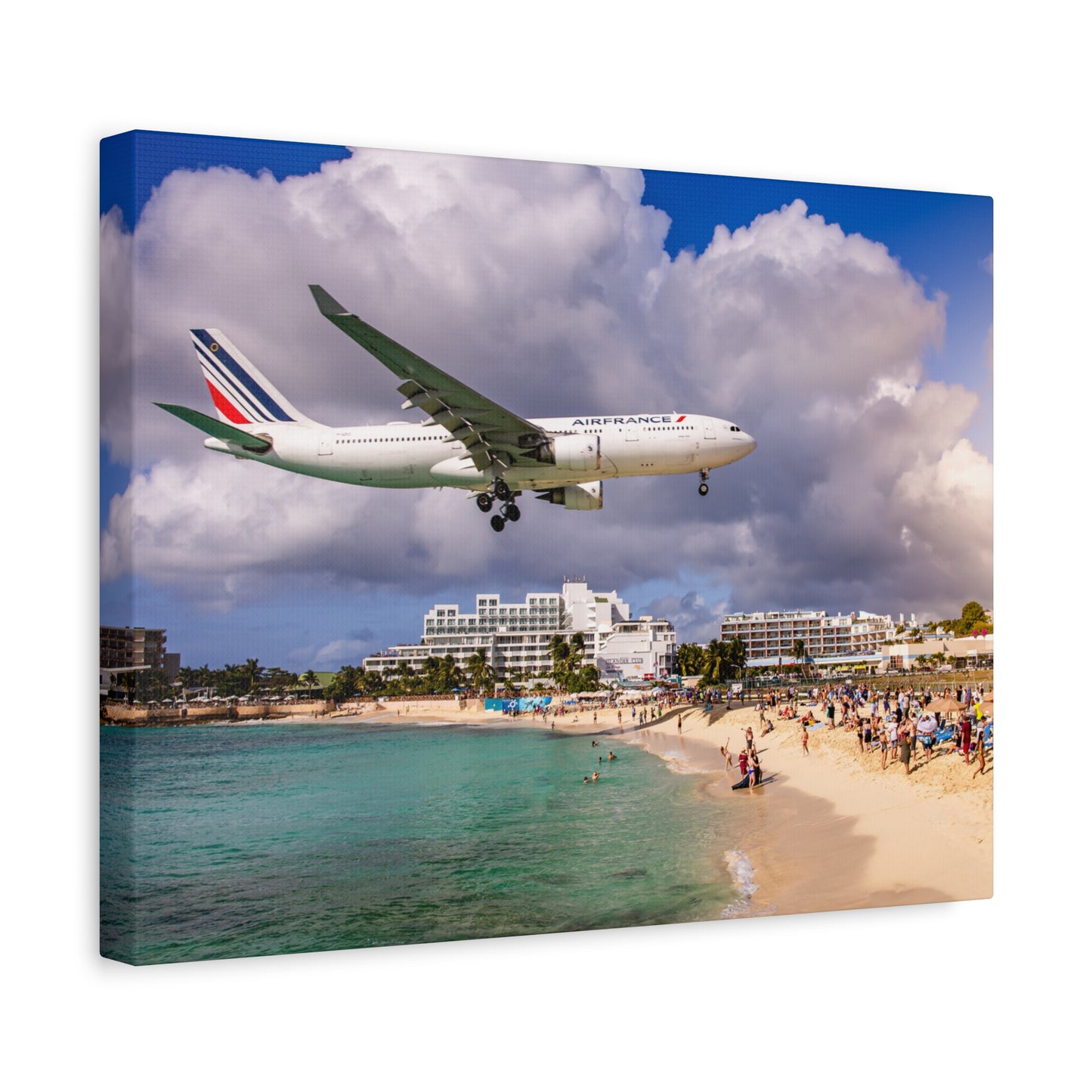 Maho Beach Matte Canvas, Stretched, 1.25"